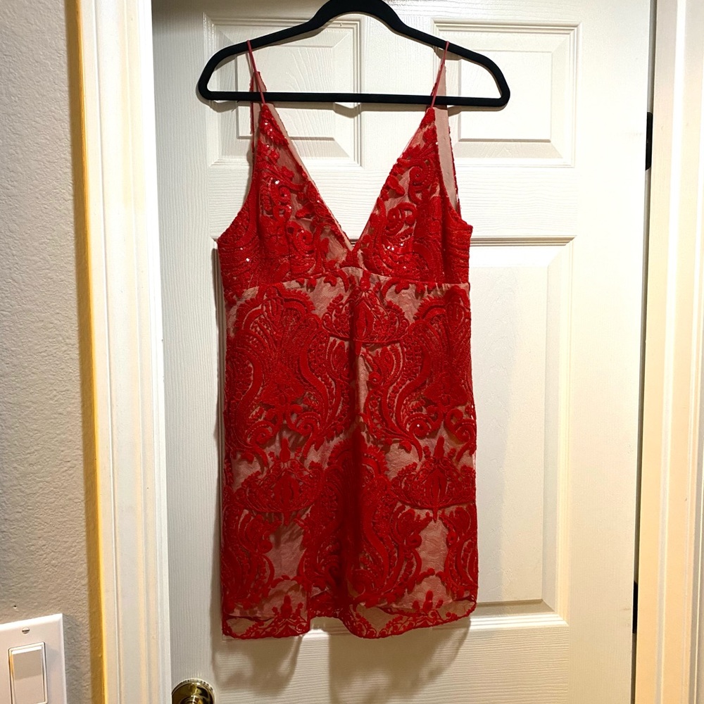 Free People Night Shimmers Mini Dress